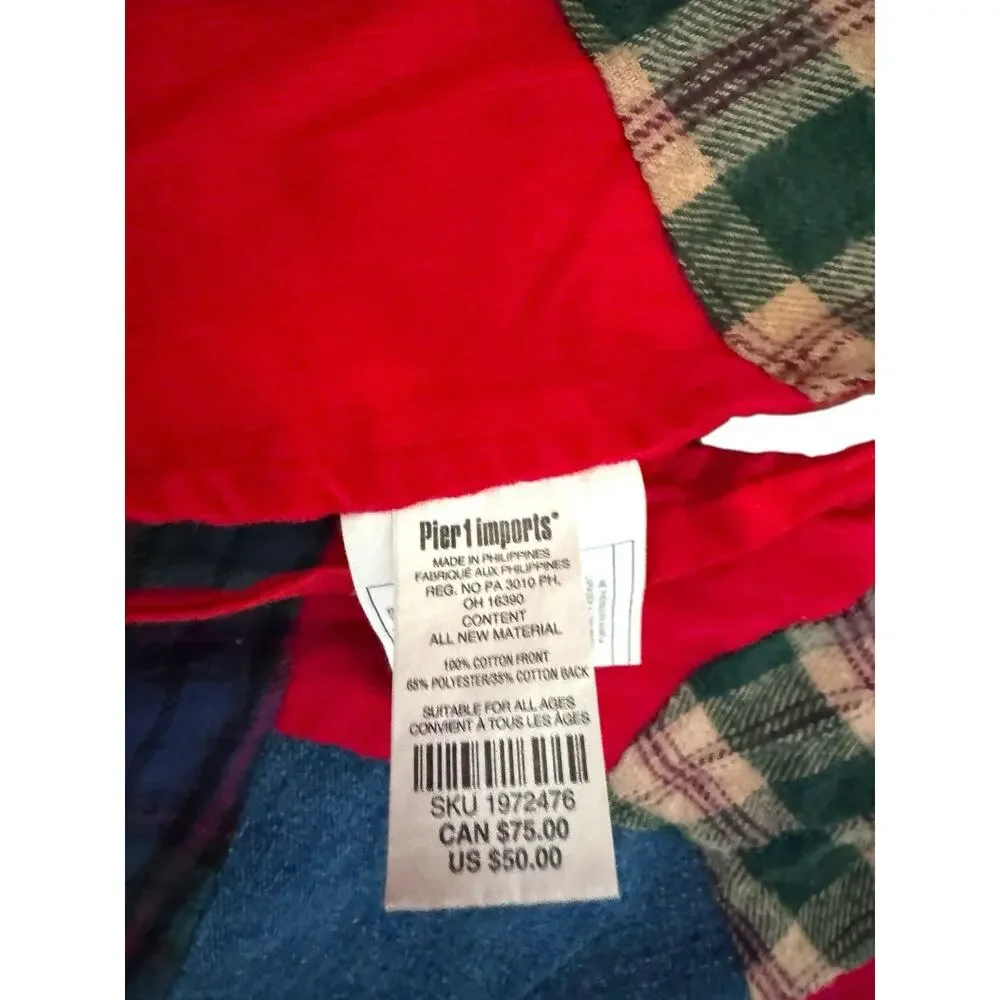 Pier One Imports Multicolored Tree‎ Skirt Cotton